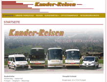 Tablet Screenshot of kander-reisen.ch